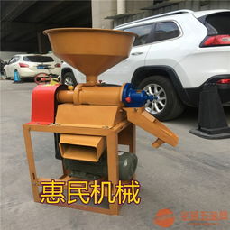 选择小型碾米机的注意事项 330型去皮制糁机解析